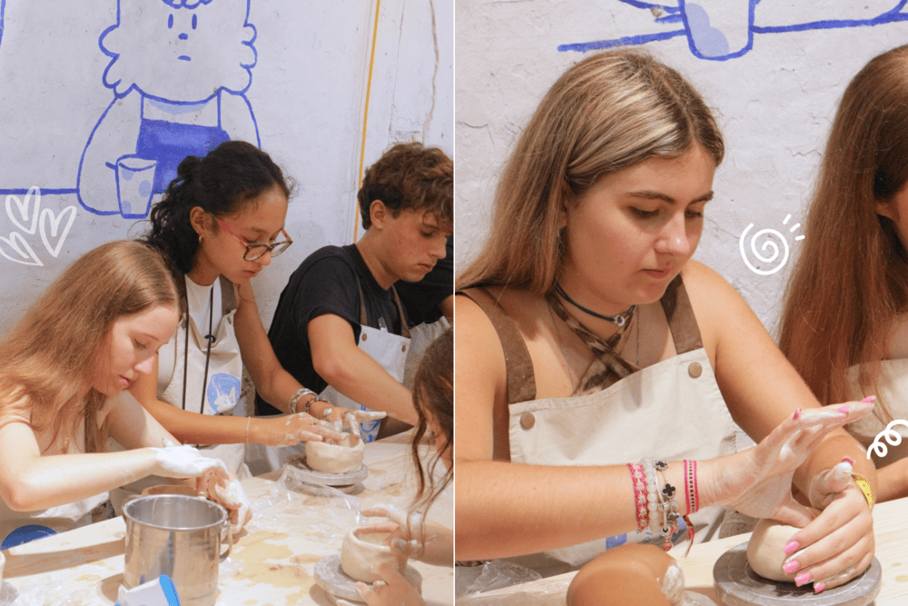 Tourists immerse themselves in a hands-on pottery-making experience in Hanoi (Source: Ceramic Club - by Kẻ Du Hành)
